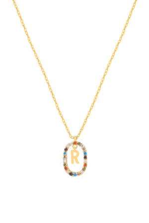 Carraig Donn The Pink Box Initial Collection R Necklace