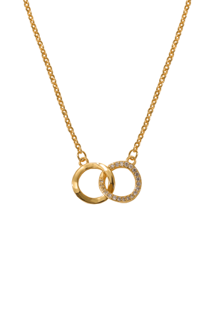 Carraig Donn The Pink Box Interlinking Circles Necklace