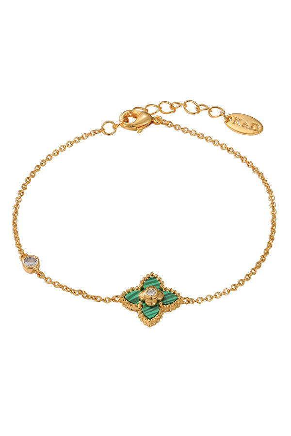 Carraig Donn The Pink Box Malachite Style Bracelet