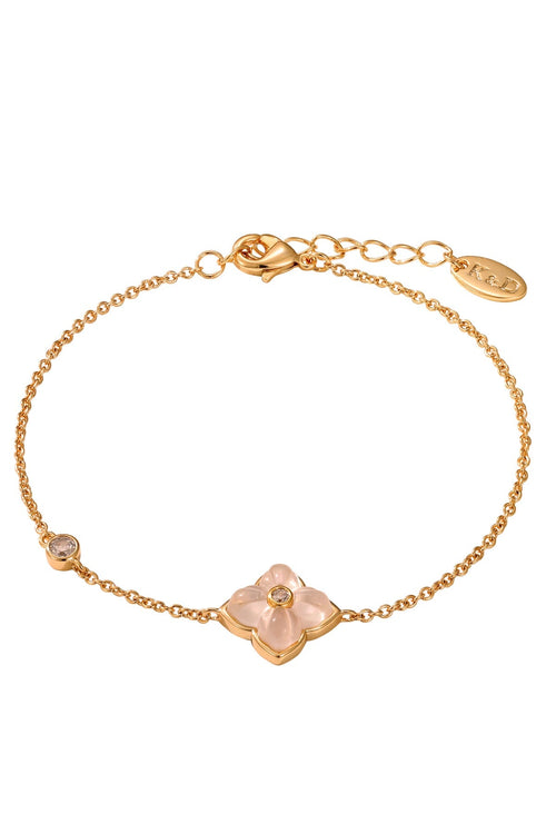 The Pink Box Mother of Pearl Charms Bracelet