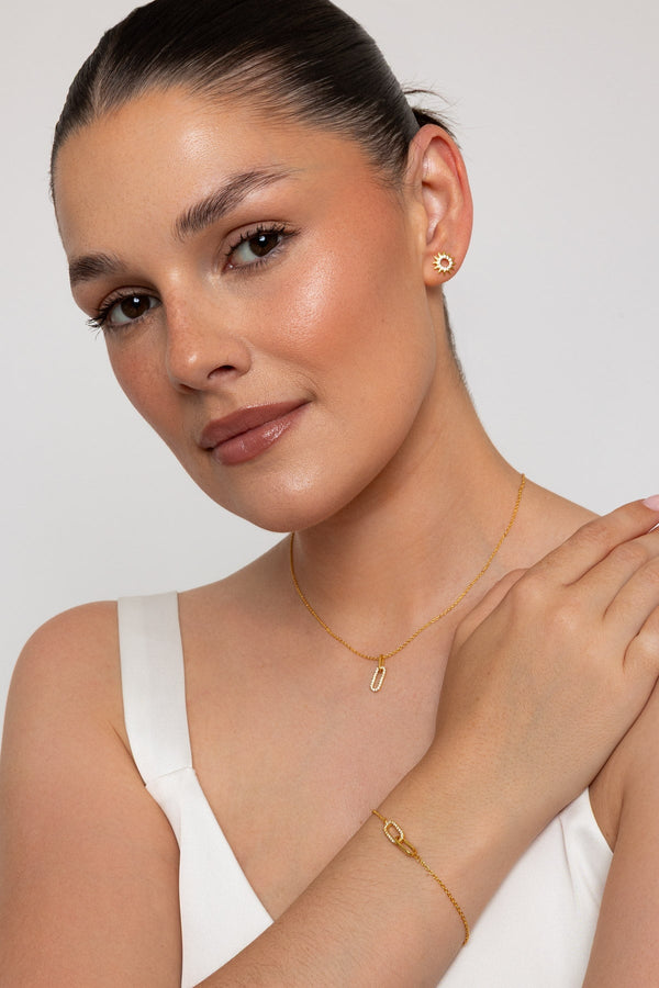 Carraig Donn The Pink Box Paperclip Necklace
