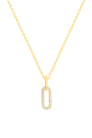 Carraig Donn The Pink Box Paperclip Necklace