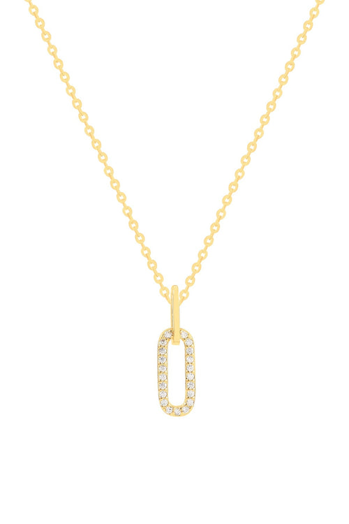 The Pink Box Paperclip Necklace