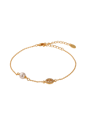 Carraig Donn The Pink Box Pearl & Crystal Bracelet