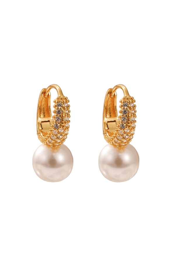 Carraig Donn The Pink Box Pearl & Crystal Earrings