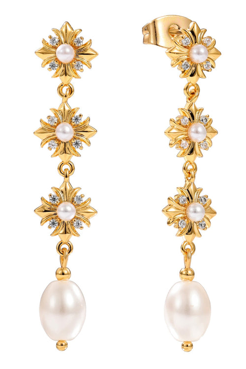 The Pink Box Pretty Pearl Earrings