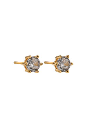 Carraig Donn The Pink Box Solitaire Earrings