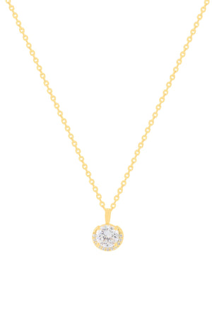 Carraig Donn The Pink Box Solitaire Necklace