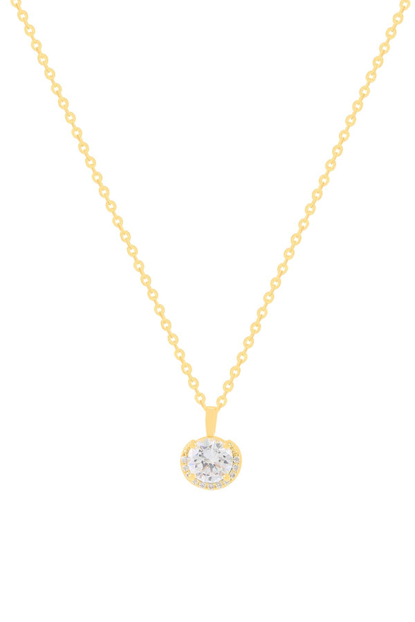 Carraig Donn The Pink Box Solitaire Necklace