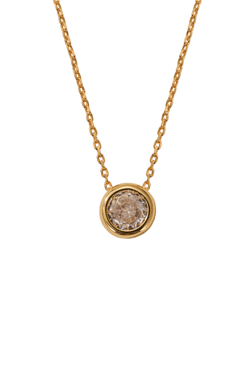 The Pink Box Solitaire Pendant