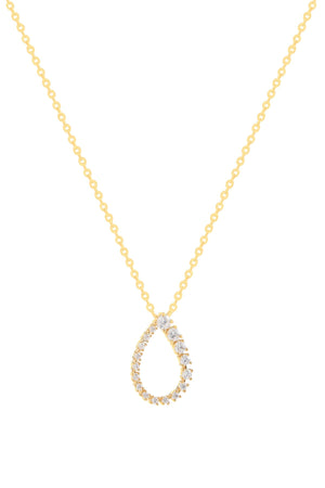 Carraig Donn The Pink Box Tear Drop Necklace