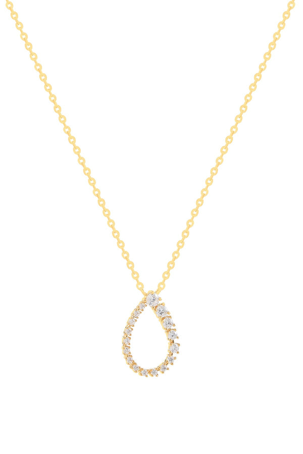Carraig Donn The Pink Box Tear Drop Necklace