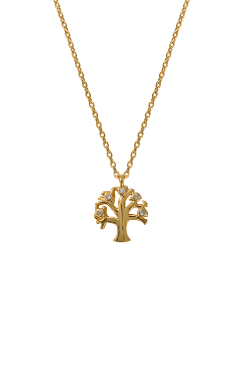 The Pink Box Tree Of Life Pendant Necklace