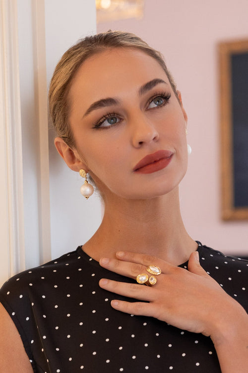 Three Stone Gold Ring