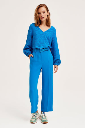Tonks Ankle Trousers in Blue