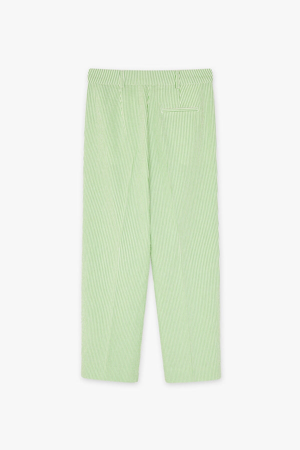 Carraig Donn Tonks Cropped Trousers in Green