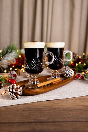 Carraig Donn Trinity Crystal Irish Coffee S/4
