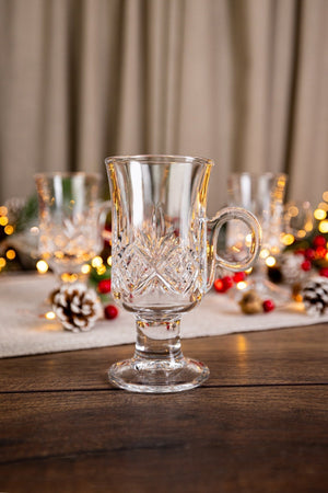 Carraig Donn Trinity Crystal Irish Coffee S/4