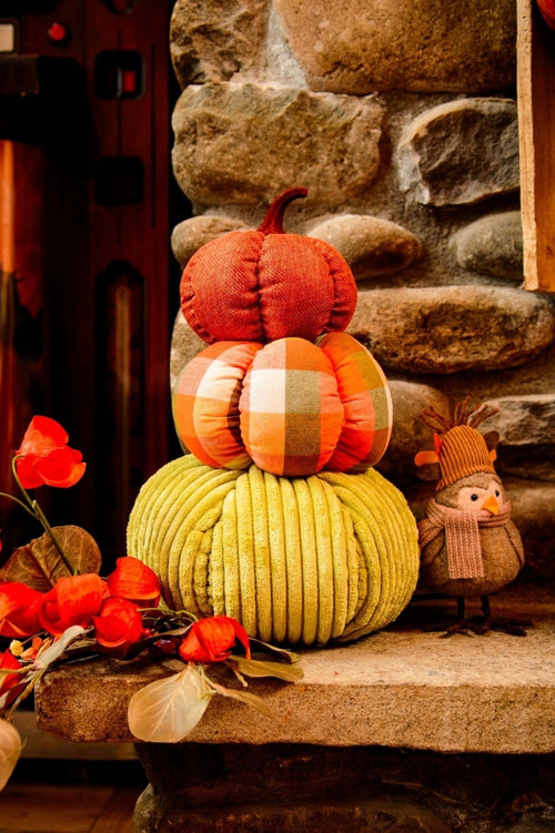 Trio Pumpkin Cord Stack