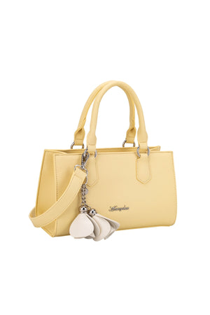 Carraig Donn Tulip Keychain Grab-Handle Bag in Yellow