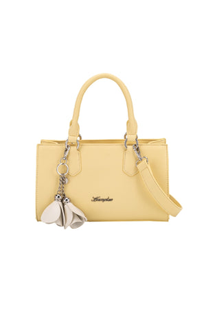 Carraig Donn Tulip Keychain Grab-Handle Bag in Yellow