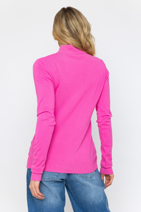 Carraig Donn Turtleneck Knit in Pink