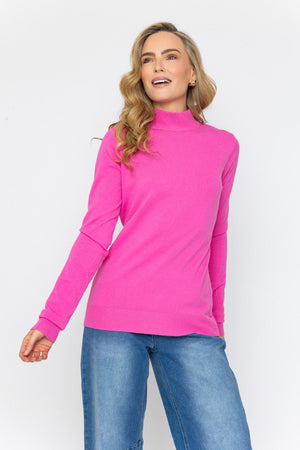 Carraig Donn Turtleneck Knit in Pink