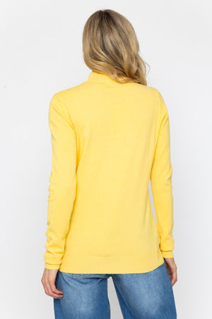 Carraig Donn Turtleneck Knit in Yellow
