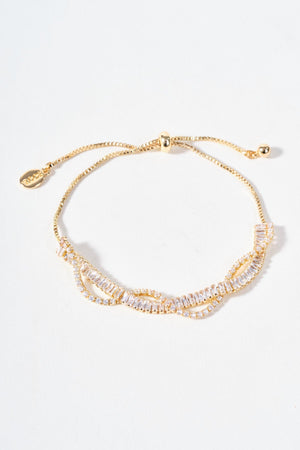 Carraig Donn Twist Stone & Chain Bracelet