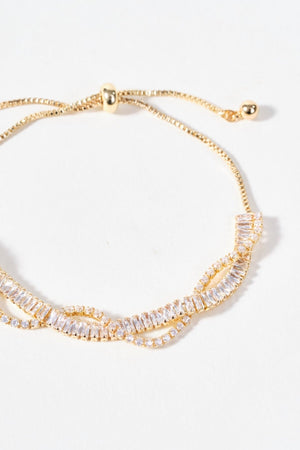 Carraig Donn Twist Stone & Chain Bracelet