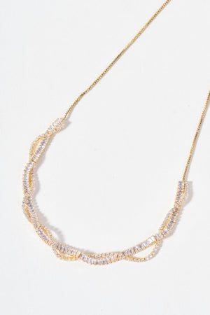Carraig Donn Twist Stone & Chain Necklace