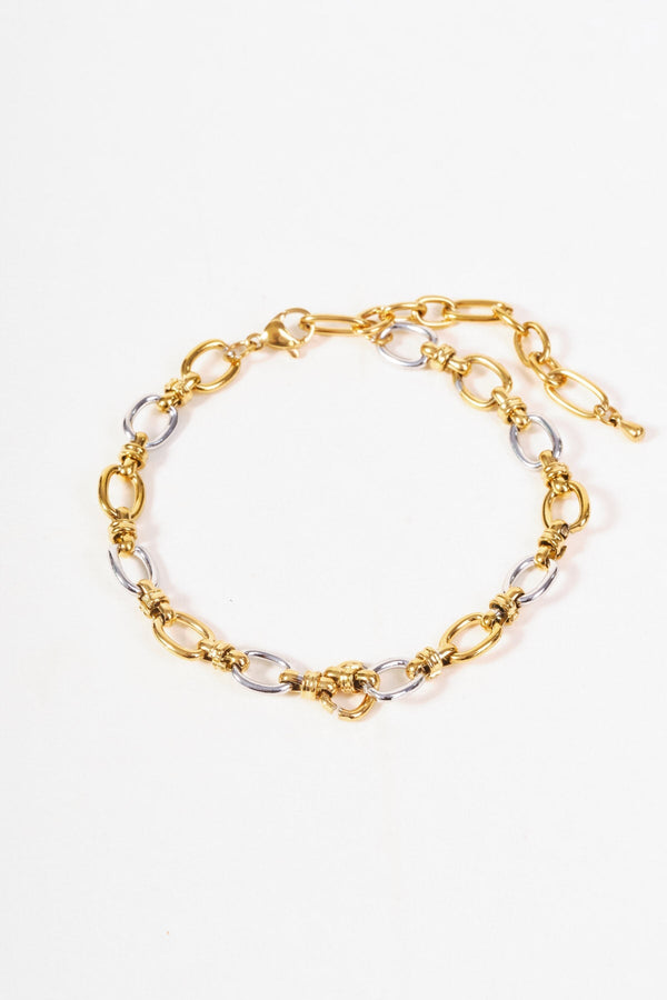 Carraig Donn Two Tone Chain Bracelet