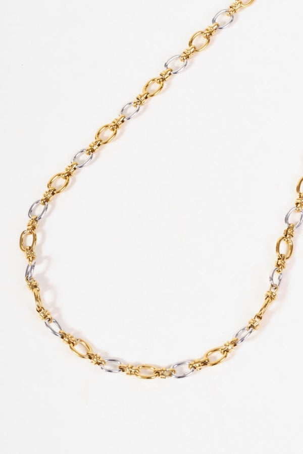 Carraig Donn Two Tone Chain Necklace