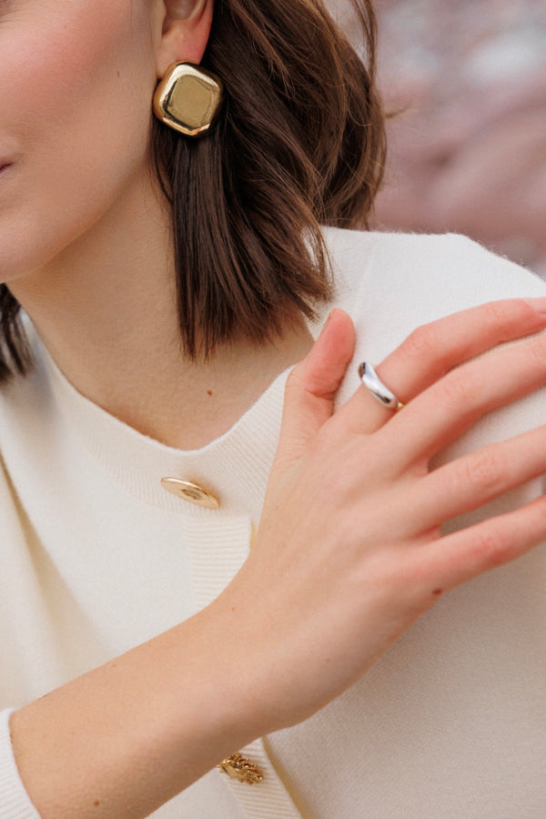 Carraig Donn Two Tone Ring - Size 7
