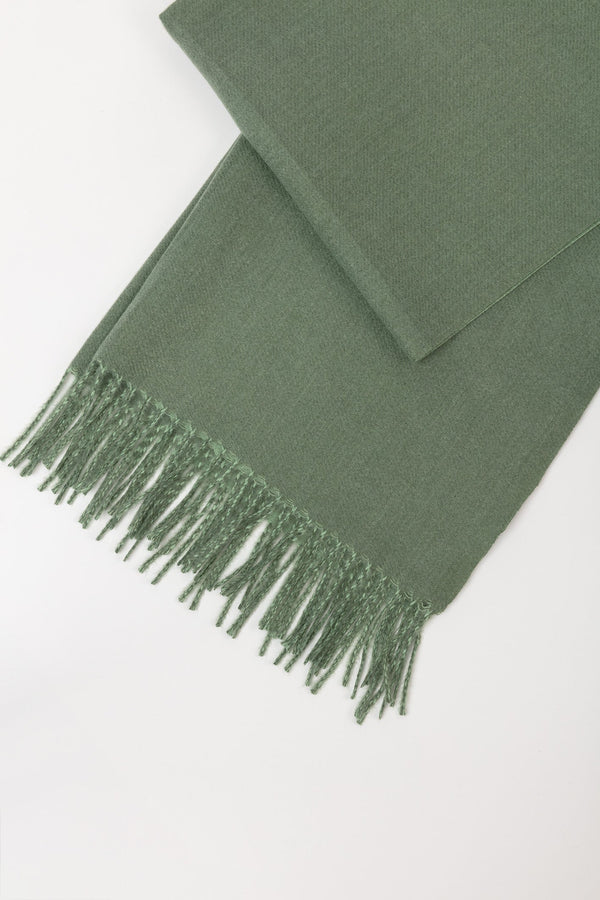 Carraig Donn Two Tone Soft Touch Scarf in Sage