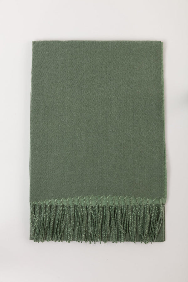 Carraig Donn Two Tone Soft Touch Scarf in Sage