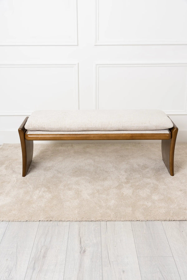 Carraig Donn Valor Boucle Upholstered Bench