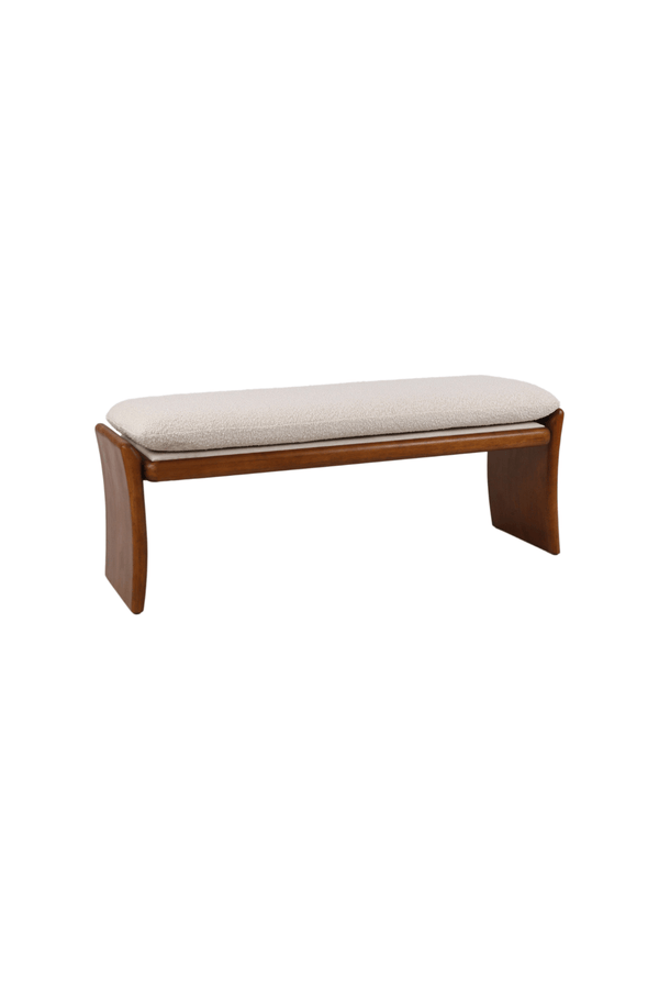 Carraig Donn Valor Boucle Upholstered Bench