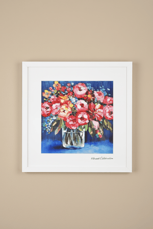 Carraig Donn Vibrant Celebration Posy Framed Wall Art