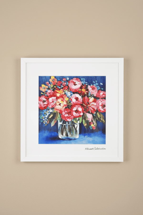 Carraig Donn Vibrant Celebration Posy Framed Wall Art