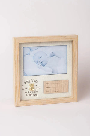 Carraig Donn Welcome Baby Wooden Frame