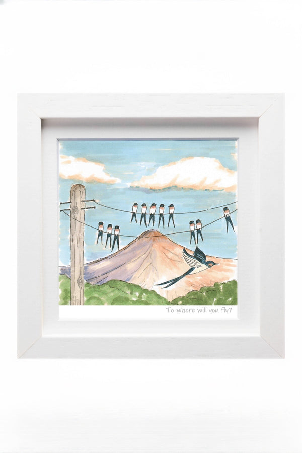 Carraig Donn Where Will You Fly Mini Framed Art Print