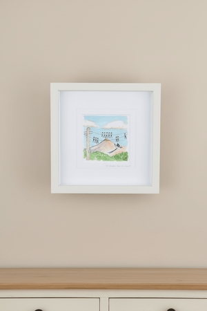 Carraig Donn Where Will You Fly Small Framed Art Print