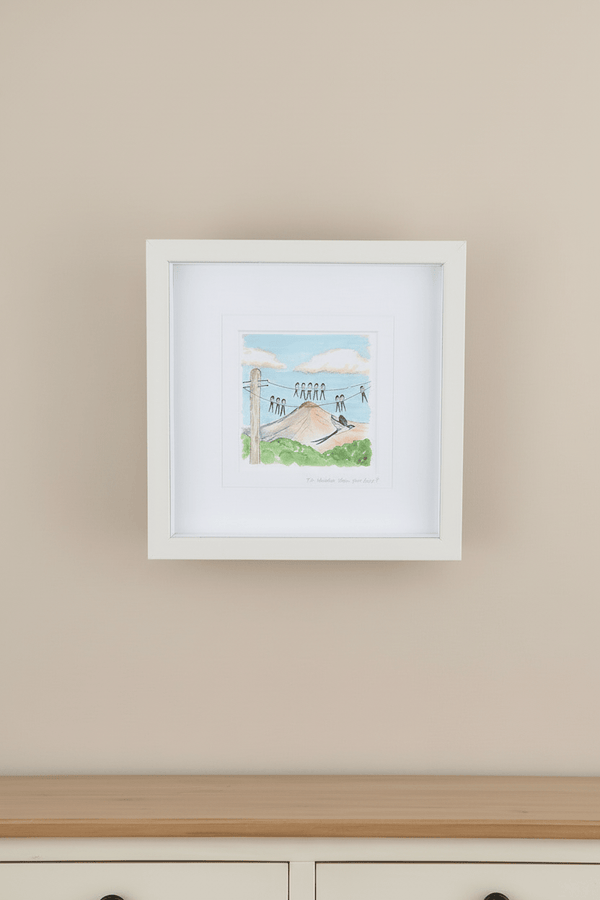 Carraig Donn Where Will You Fly Small Framed Art Print