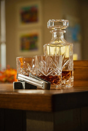 Carraig Donn Whiskey Decanter Set with 2 Glasses