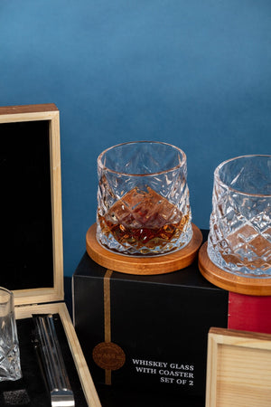 Carraig Donn Whiskey Glasses And Stone Set