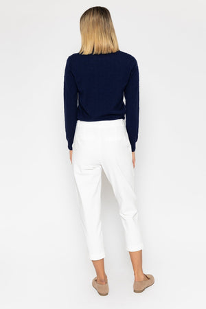 Carraig Donn White Canvas Chinos