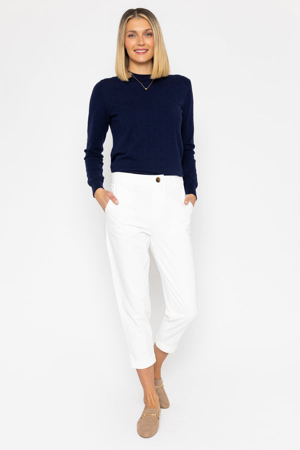 Carraig Donn White Canvas Chinos