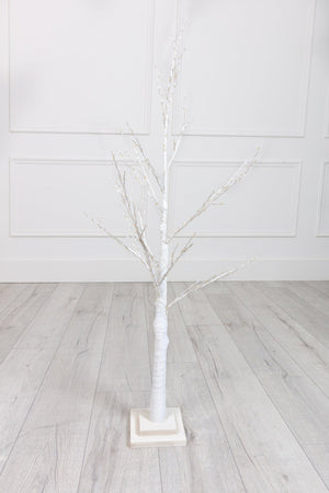 Carraig Donn White Christmas Tree With 200 LED Lights
