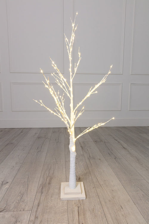 White 100cm Christmas Tree With 200 LED Lights